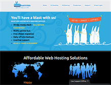Tablet Screenshot of hostbunnies.com
